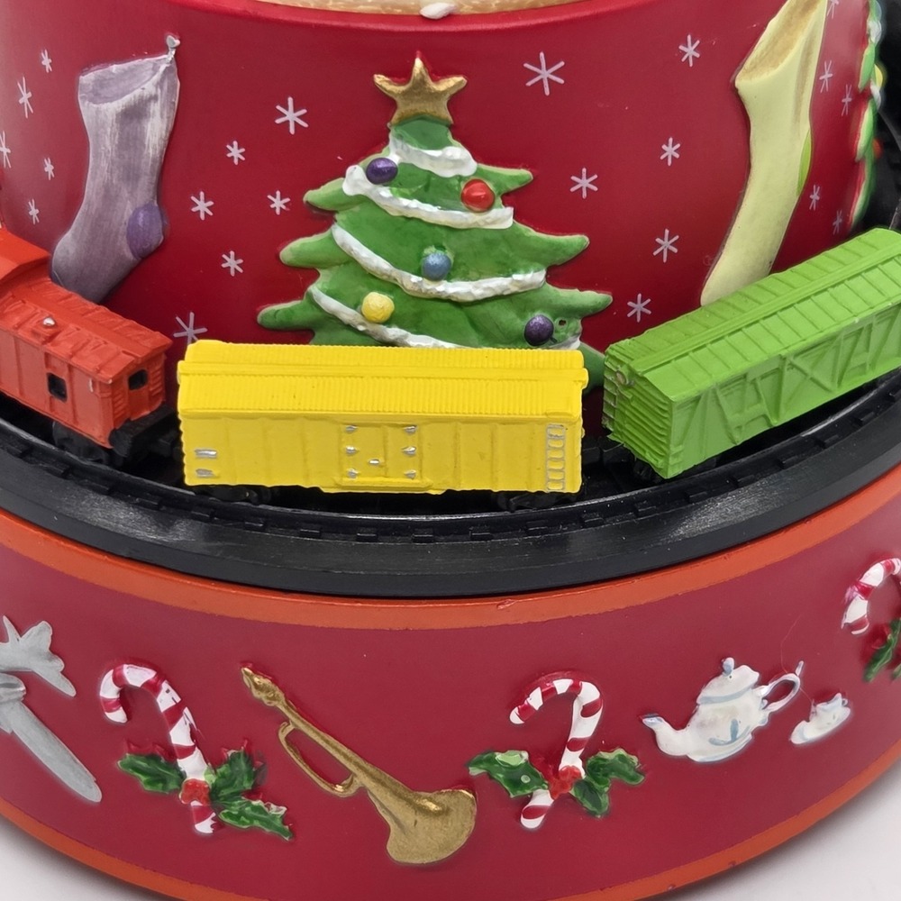 VTG Y2K Coke Cola Santa Snow Globe Sundblom Teach The Wrld 2 Sing Wrks Clear H20 - Picture 3 of 5